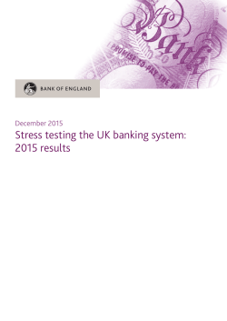 Stress testing the UK banking system: 2015 results