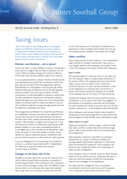 Section 6 - Taxing Issues April 08