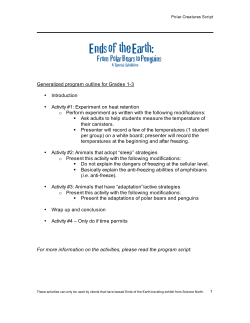 Ends of the Earth Polar Creatures-Programs_Script