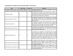 GLN Bulk CSV Text Return File Layout (All Fields*, CSV Format)