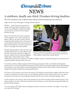 A stubborn, deadly one-third: Drunken driving