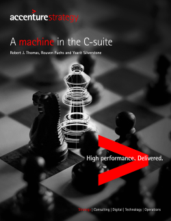 A Machine in the C-Suite