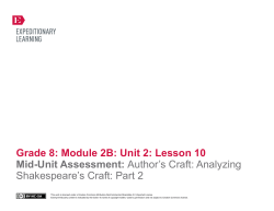 Grade 8: Module 2B: Unit 2: Lesson 10