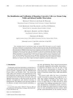 The Identification and Verification of Hazardous Convective Cells