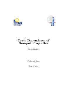 Cycle Dependence of Sunspot Properties
