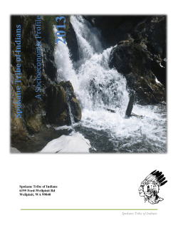 A Socioeconomic Profile - Spokane Tribe of Indians