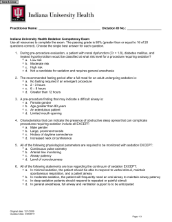 IU Health Sedation Exam_approved 4.20.2011