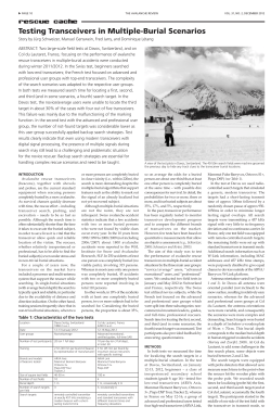Testing Transceivers in Multiple-Burial Scenarios