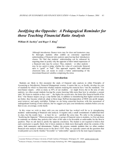 Justifying the Opposite: A Pedagogical Reminder