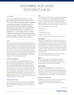 lysosomal acid lipase deficiency (lal-d)