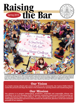 Our Vision Our Mission - Canton Public Schools