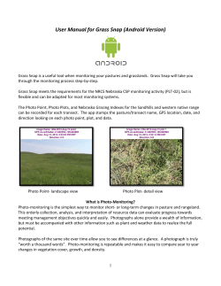 User Manual for Grass Snap (Android Version)
