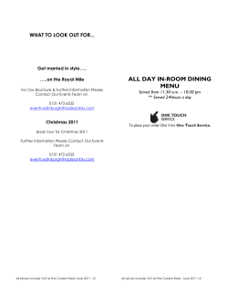 Healthy and vegetarian options