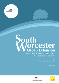 Environmental Statement Volume 1: Non