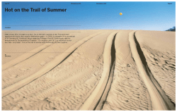 Hot on the Trail of Summer