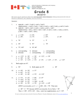 1 Answers: 1. a. opposite: a and c, b and d, e and g, f and h