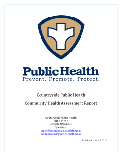 Countryside Public Health Community Health Assessment Report