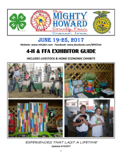 HOWARD COUNTY AGRICULTURAL SOCIETY