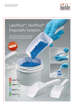 LaboPlast&reg; | SteriPlast&reg; Disposable Samplers