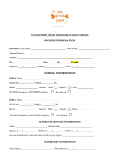 Contract - The Pooch Patio