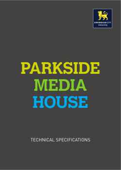 technical specifications - Birmingham City University
