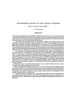Metamorphic history of the Central Pyrenees Part II, Valle de Ar&aacute;n
