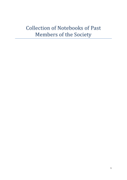Notebooks Pdf - Kent Archaeological Society