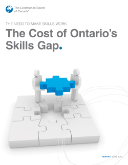 The Need to Make Skills Work: The Cost of