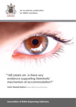 160 years on. Is there any evidence supporting Helmholtz