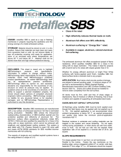 metalflexSBS - MB Technology