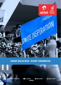 great delhi run - event handbook