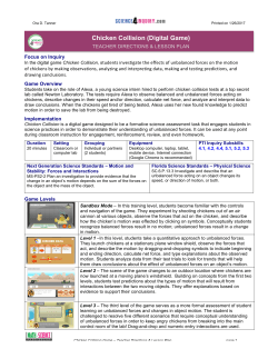 Chicken Collision - Science4Inquiry.com