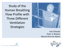 Study of the Human Breathing Flow Profile with Three