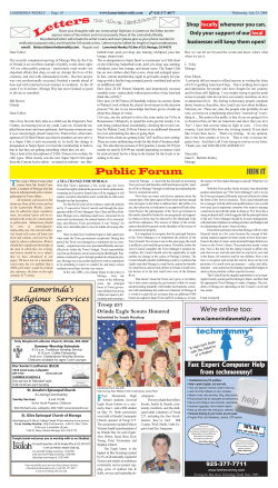 Lamorinda Weekly issue 10 volume 2
