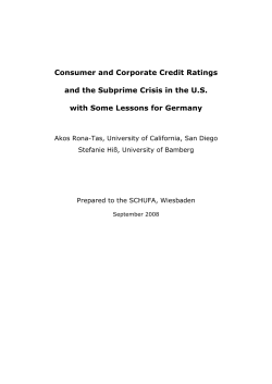 Rona-Tas Hiss 2008 The Subprime Crisis 2
