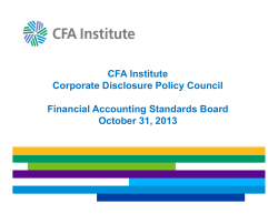 Engaging Effectively with Investors and Users