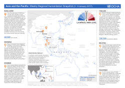 Asia and the Pacific: Weekly Regional Humanitarian