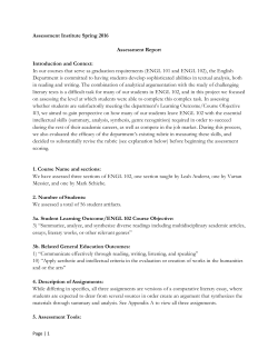 ENGL 102 - Queensborough Community College