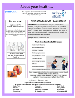 Pearland Chiropractor Monthly Newsletter