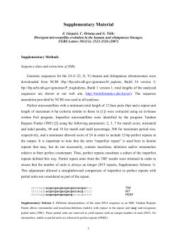 Perfect and nonperfect microsatellites in the human genome