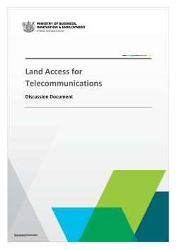 Land Access for Telecommunications