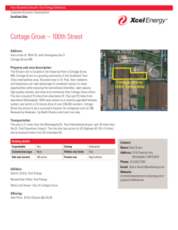 Cottage Grove &ndash; 100th Street - Xcel Energy Economic Development