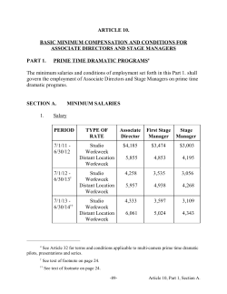 Article 10 - Basic Minimum Compensation and Conditions for