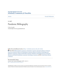 - Scholarly Commons @ Ouachita
