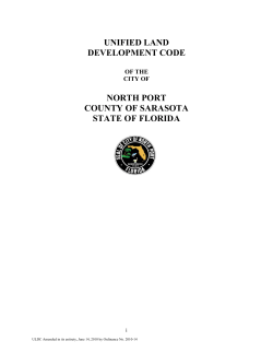 unified land development code north port county