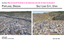 PORTLAND, OREGON SALT LAKE CITY, UTAH