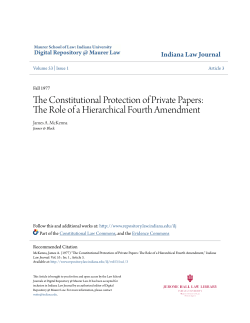 The Constitutional Protection of Private Papers