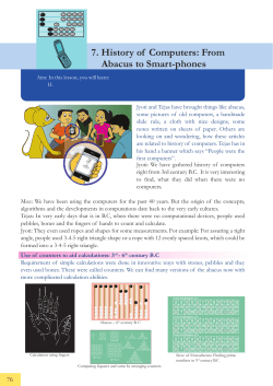 7. History of Computers: From Abacus to Smart