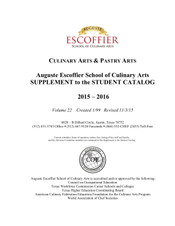 2016 AESCA Supplemental Catalog