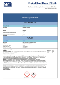 C4H9Br - CDH Fine Chemicals